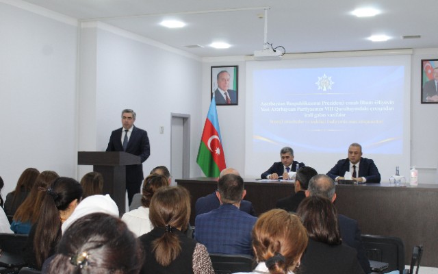 YAP Sabunçu rayon təşkilatının ərazi partiya təşkilatlarında silsilə tədbirlər davam edir - FOTOLAR