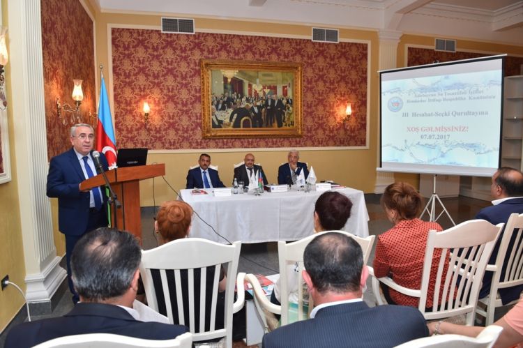 Su Təsərrüfatı İşçiləri Həmkarlar İttifaqının 3-cü qurultayı keçirilib -  FOTOLAR