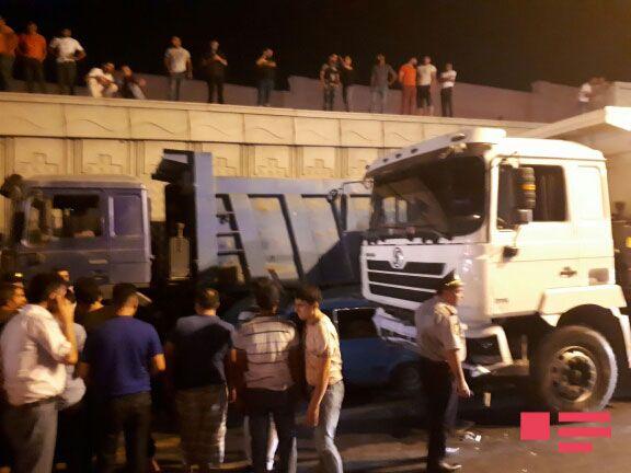 Bakıda yük maşını 9 avtomobilə çırpıldı:   4 nəfər xəsarət aldı - FOTO- YENİLƏNİB