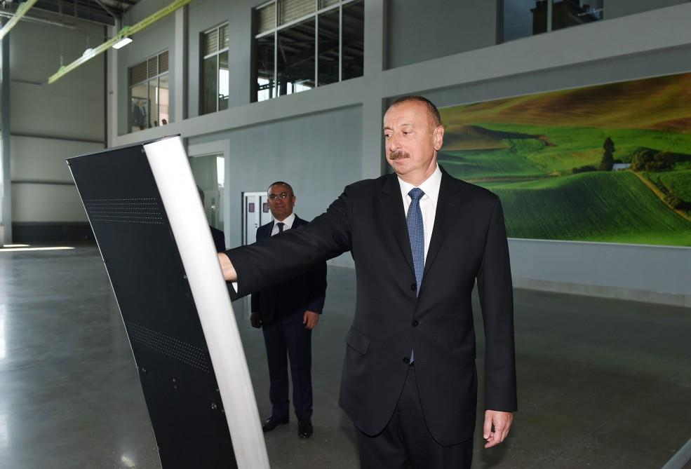 İlham Əliyev Şəmkirə səfər edib -  FOTOLAR (Yenilənib-6)