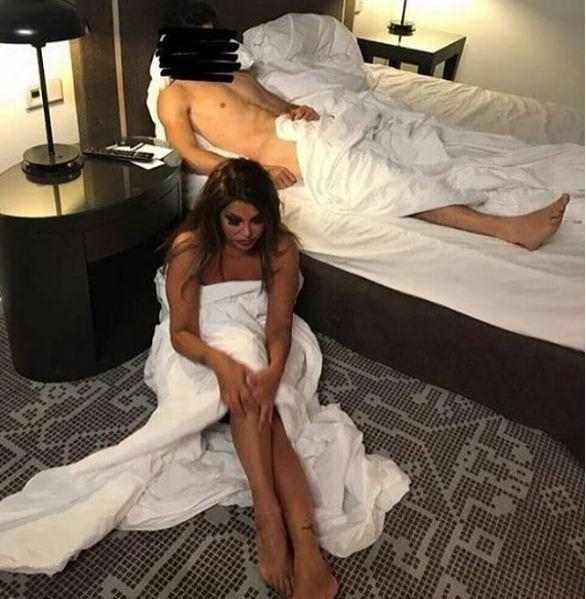 Aygün Kazımovanın çılpaq oğlanla    ŞOK görüntüsü yayıldı (FOTO)