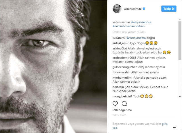 Sevgilisi tərəfindən güllələnən aktyorun    SON MESAJI (FOTO)