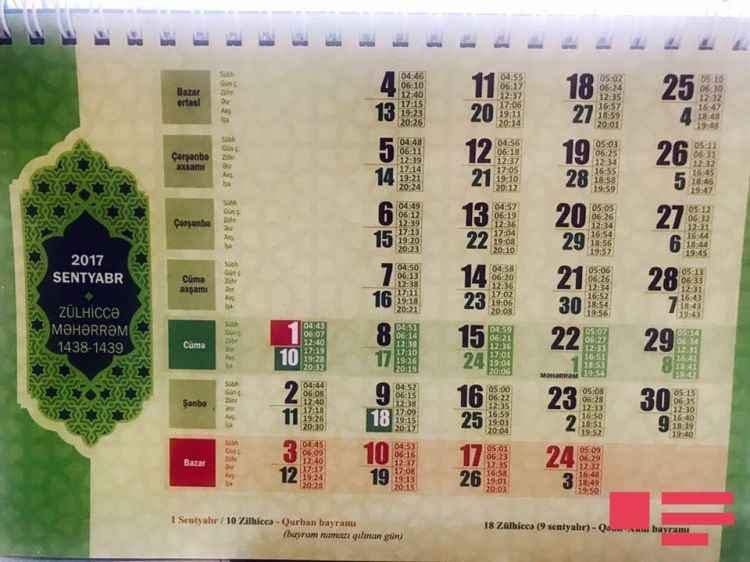 Məhərrəm ayının vaxtı    BƏLLİ OLDU