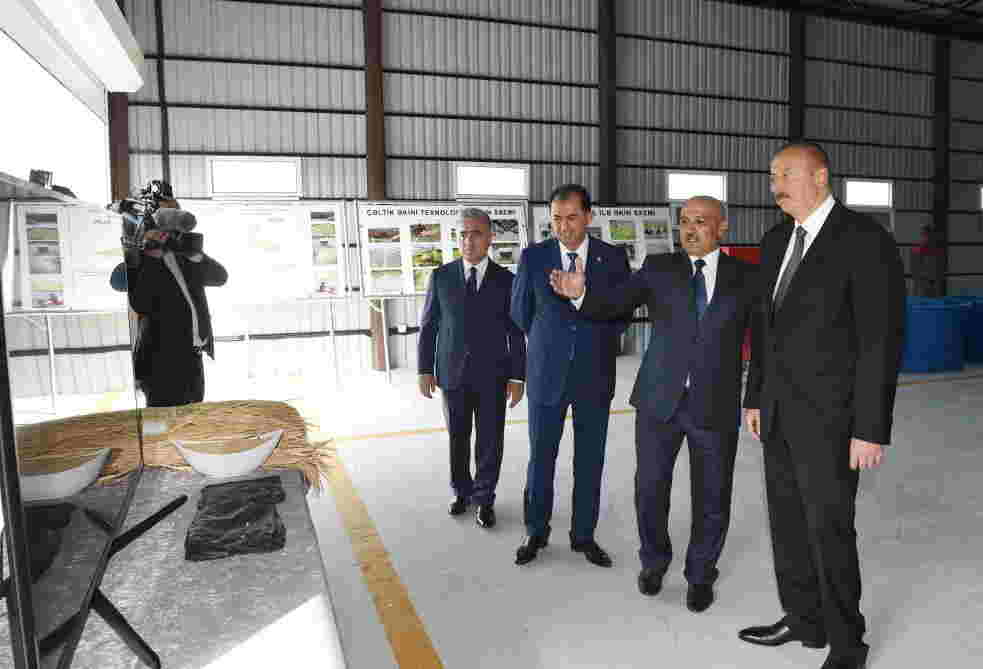 İlham Əliyev  Cənub-Aqro MMC-nin    AÇILIŞINDA - FOTOLAR