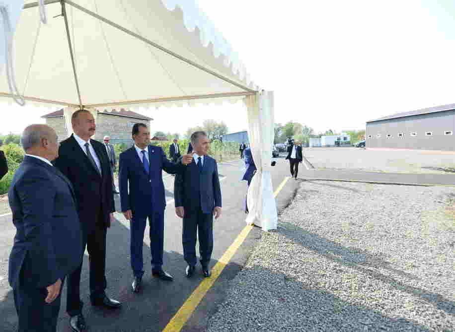 İlham Əliyev  Cənub-Aqro MMC-nin    AÇILIŞINDA - FOTOLAR