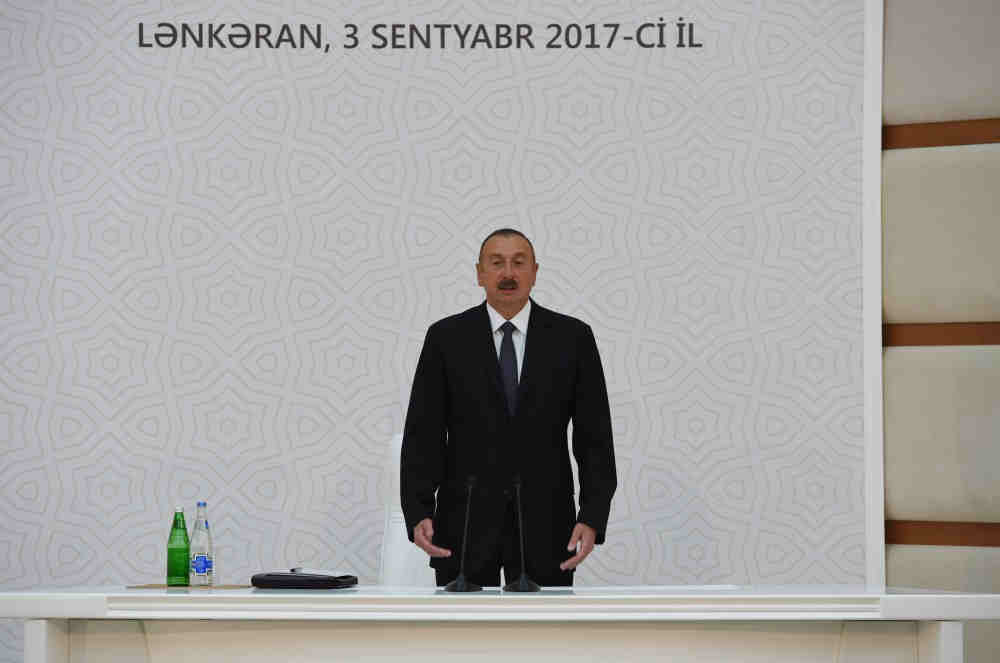Prezident Lənkəranda məmurları topladı: müşavirə keçirilir - FOTOLAR