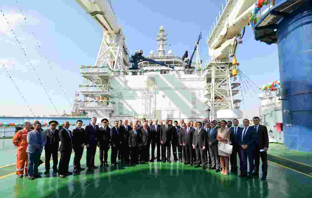 İlham Əliyev   Xankəndi gəmisində (FOTOLAR-YENİLƏNİB)