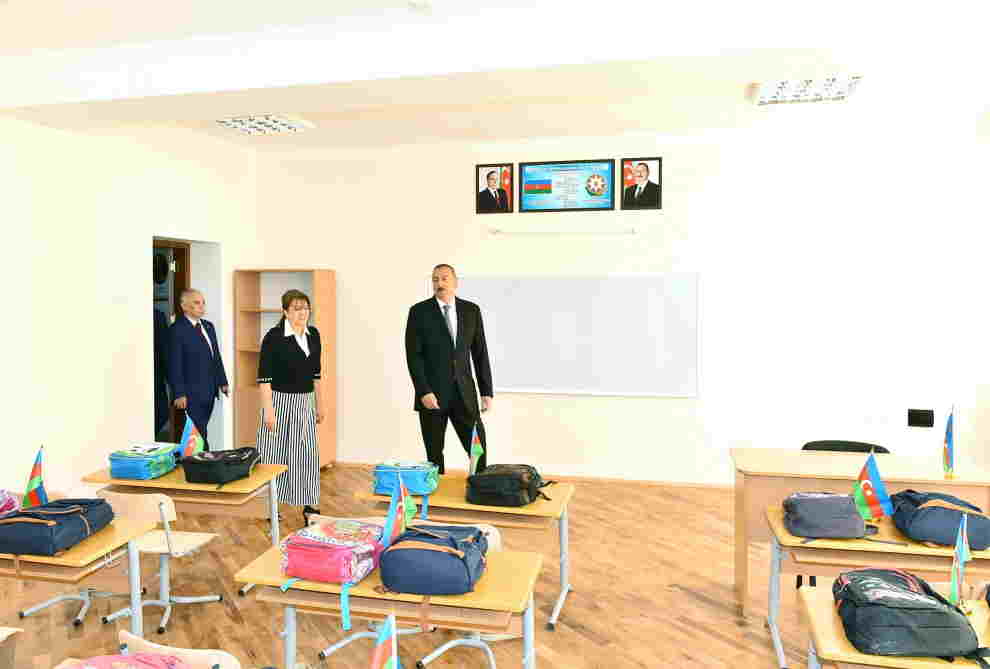 Hacıbala Abutalıbov Prezidentə   bu məktəbləri təqdim etdi (FOTOLAR-YENİLƏNİB)