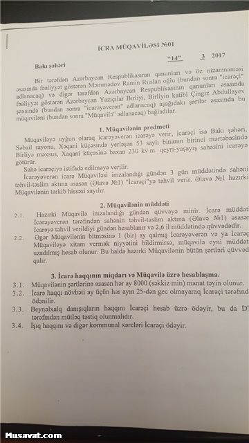 26-lar kafesinin açılmasına Çingiz Abdullayev icazə verib -  SƏNƏD (FOTOFAKT)