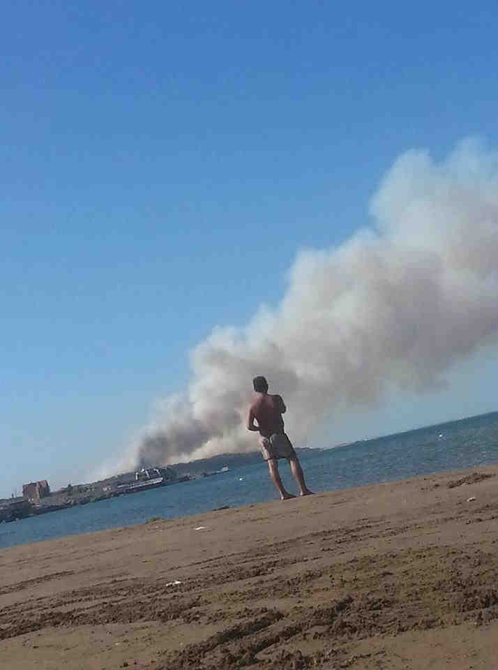 Bakıda güclü   YANÄžIN (FOTO)