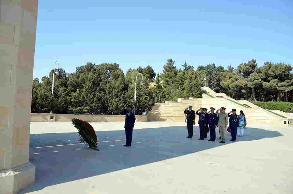 Pakistan hərbçiləri Bakıda - FOTO