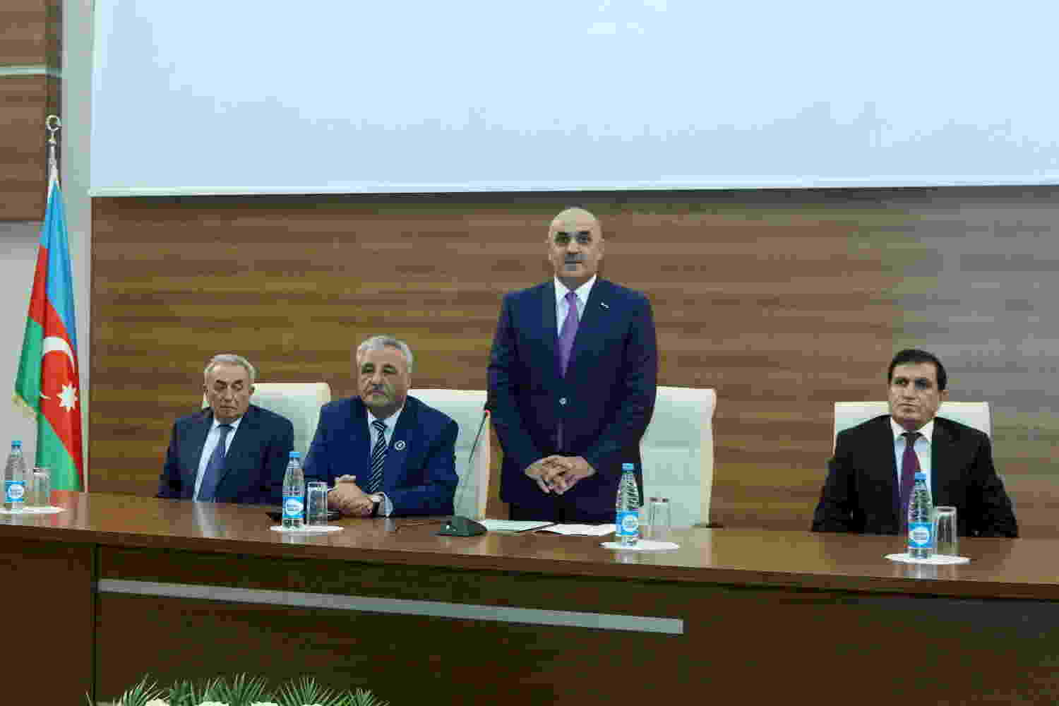 Tağı Əhmədovun çıxışını nazir diqqətlə dinlədi -  FOTOLAR