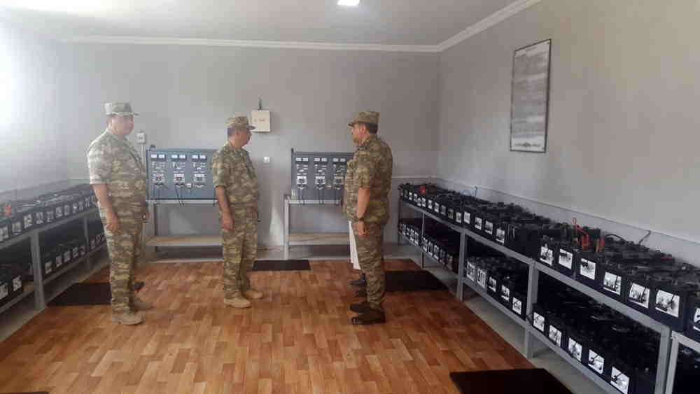 Zakir Həsənov hərbi təyinatlı obyektlərlə   TANIŞ OLDU (FOTOLAR)