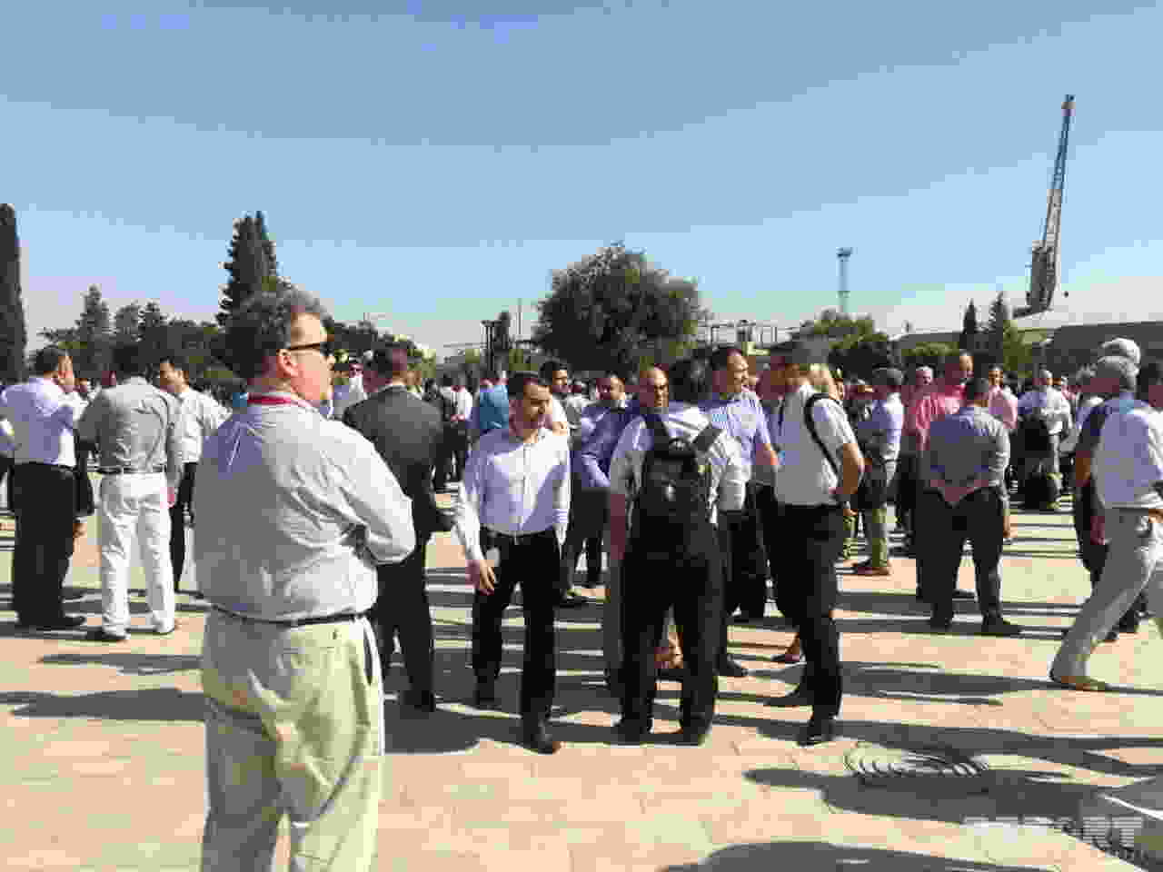 BP-nin Bakı ofisində   YANÄžIN OLDU -  İşçilər təxliyə edildi (FOTO)