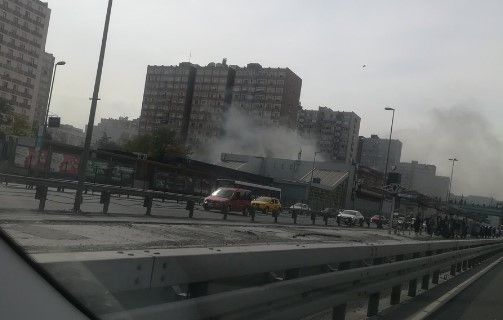 Metroda YANÄžIN:    Ətraf dumana büründü (FOTO-VİDEO)