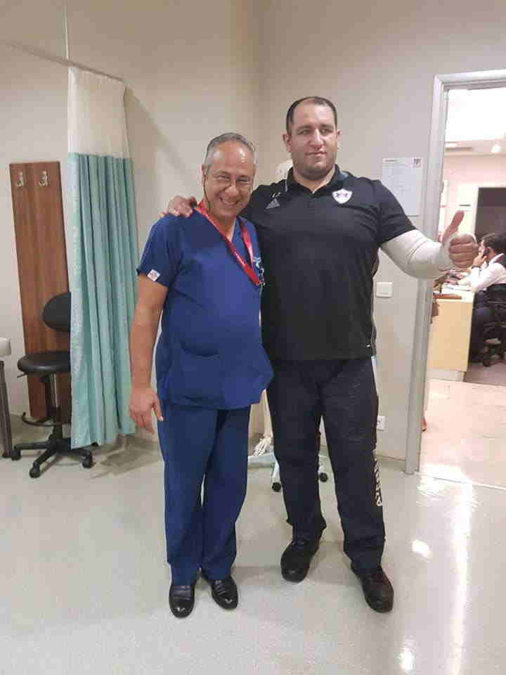 Əfsanəvi cüdoçumuz əməliyyat olundu â€“  Həkimlər qadağa qoydu  (FOTO)