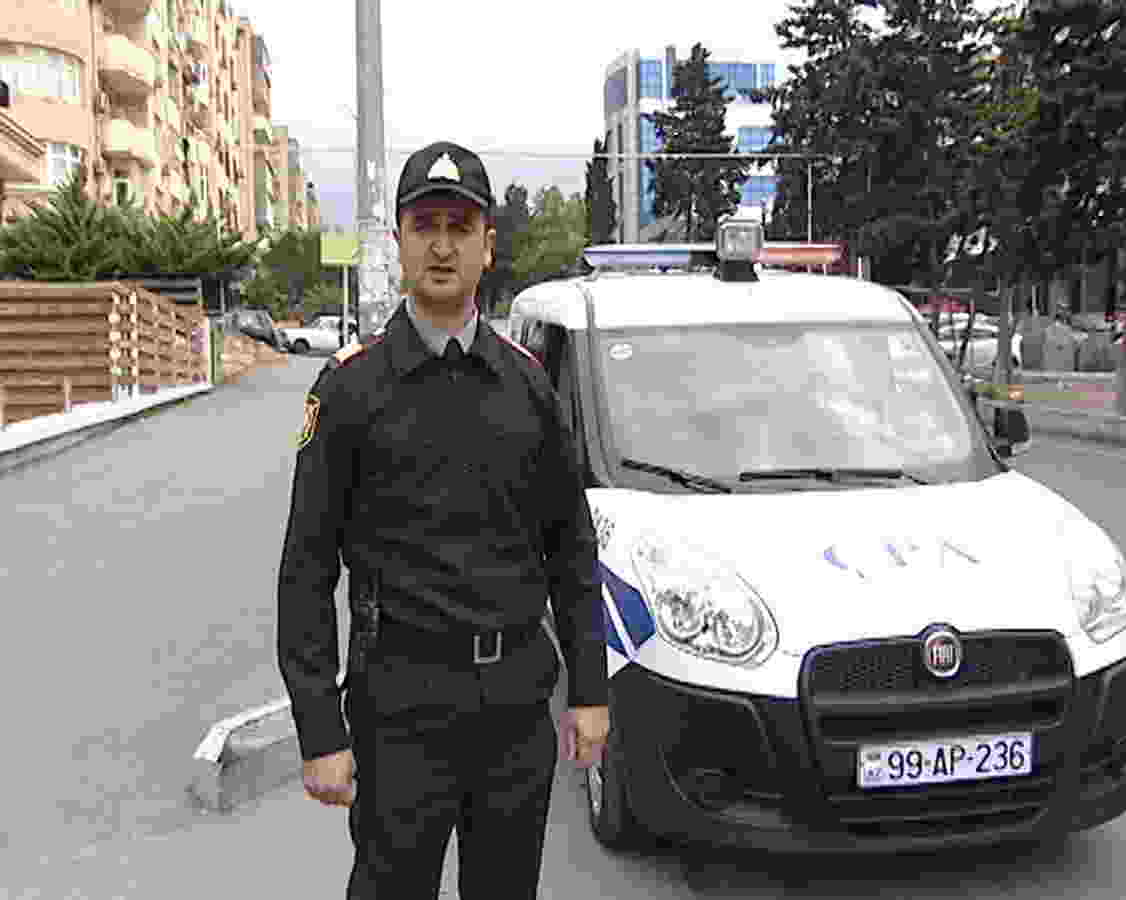 Qadının çantasını alaraq qaçan şəxs tutuldu -  FOTO
