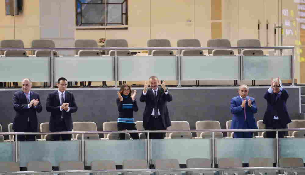 İlham Əliyev millimizin qələbəsinə belə sevindi - FOTO