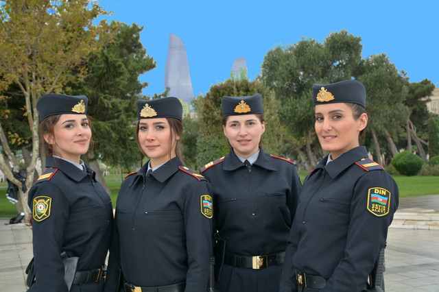 Bakı bulvarını bu xanım polislər qoruyacaq -  FOTOLAR