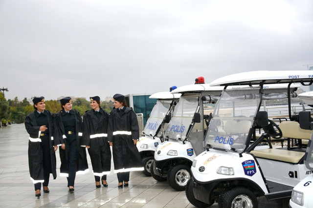 Bakı bulvarını bu xanım polislər qoruyacaq -  FOTOLAR