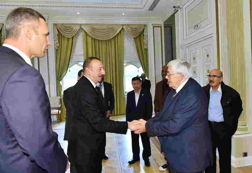 Prezident boksçuları   qəbul etdi (YENİLƏNİB)