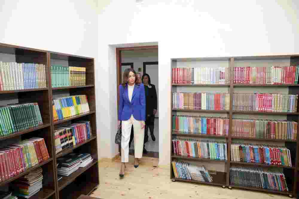 Birinci vitse-prezident Qubadlı rayon Xanlıq kənd orta məktəbində - FOTOLAR