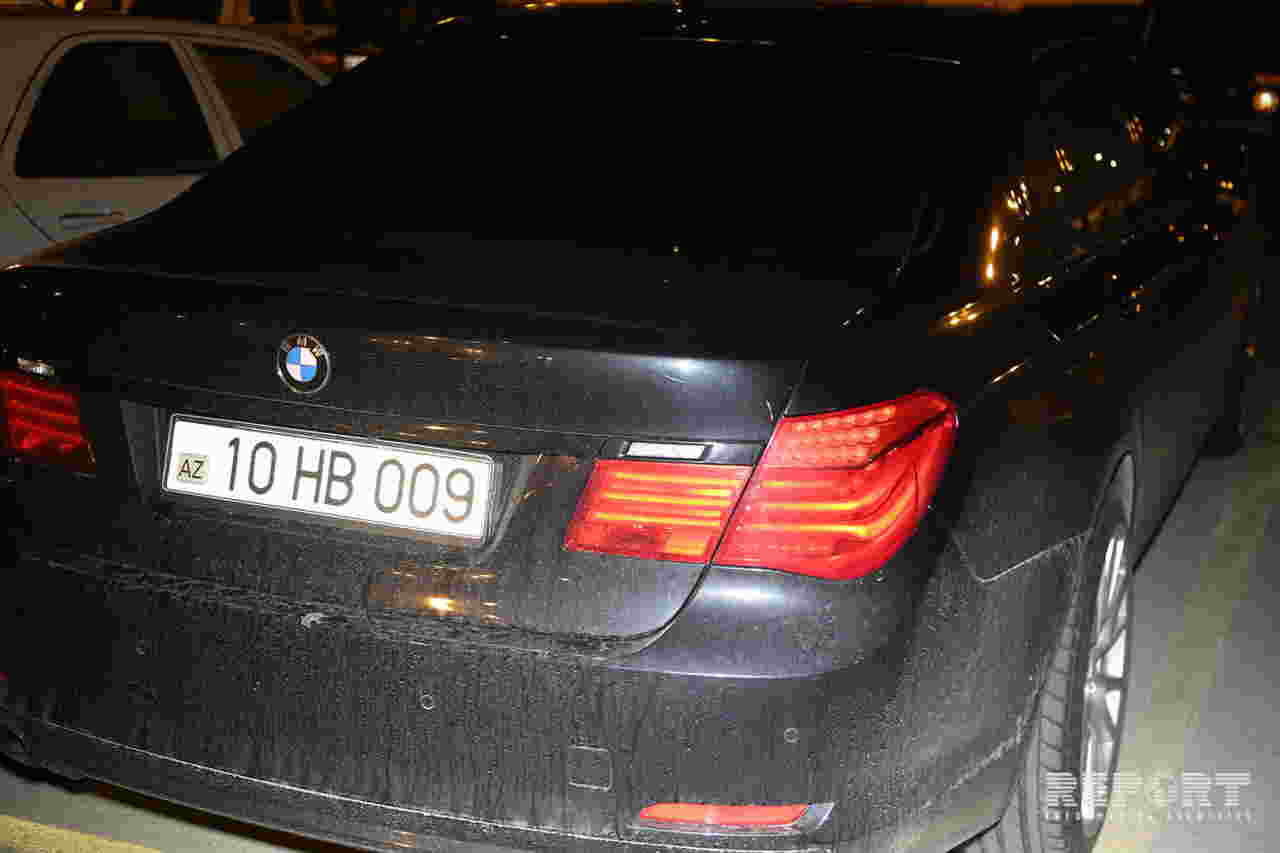 İsgəndər Cavadovun oğlu BMW ilə   avtoxuliqanlıq etdi - FOTOLAR