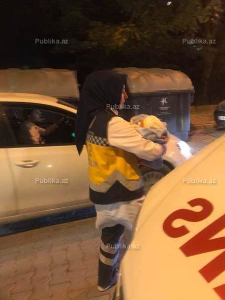 4 günlük körpənin ağzını bağlayıb zibilliyə atdılar -   FOTOLAR