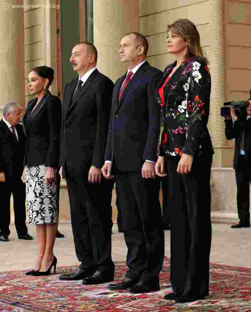 Bolqarıstan prezidenti və xanımı Bakıda -   FOTOLAR-YENİLƏNİB