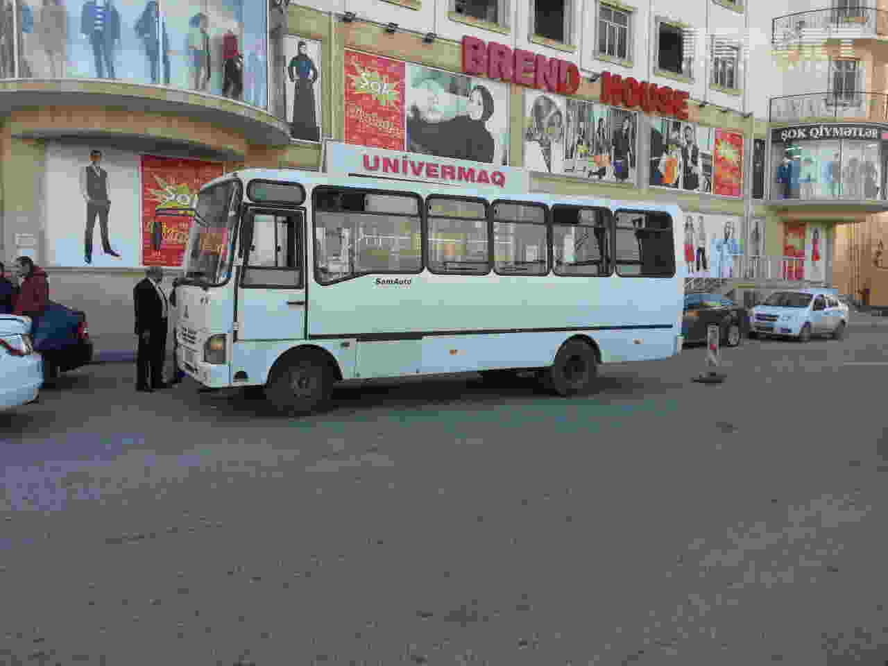 Sərnişin avtobusu qəzaya uğradı -  FOTOLAR