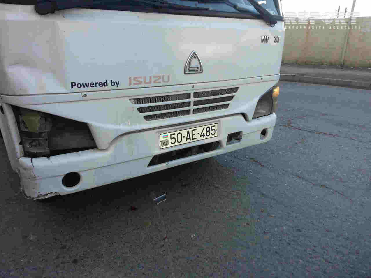 Sərnişin avtobusu qəzaya uğradı -  FOTOLAR