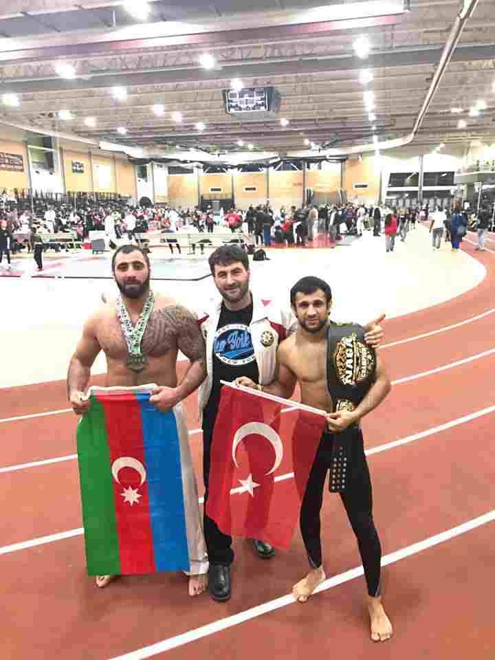 İdmançılarımız Amerikada   Azərbaycan və Türkiyə bayraqlarını dalğalandırdı - FOTO