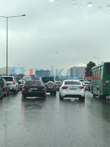 Bakı-Sumqayıt yolunda tıxac -  FOTOLAR