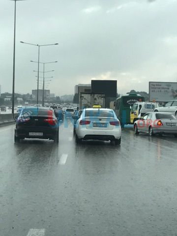 Bakı-Sumqayıt yolunda tıxac -  FOTOLAR