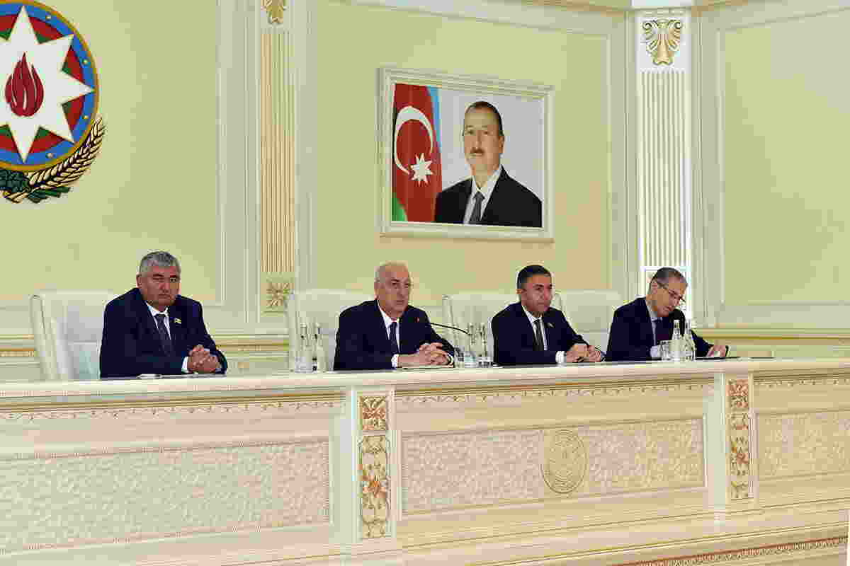Sumqayıtda hesabat yığıncağı keçirilib -  FOTOLAR