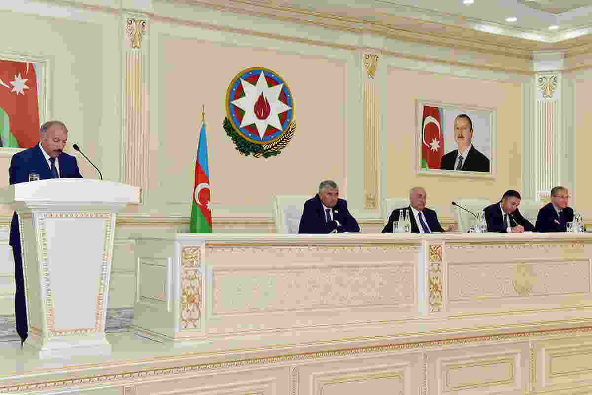 Sumqayıtda hesabat yığıncağı keçirilib -  FOTOLAR