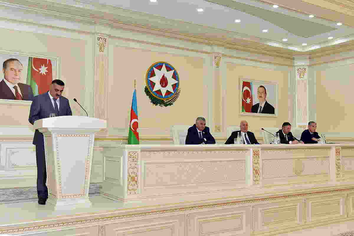 Sumqayıtda hesabat yığıncağı keçirilib -  FOTOLAR