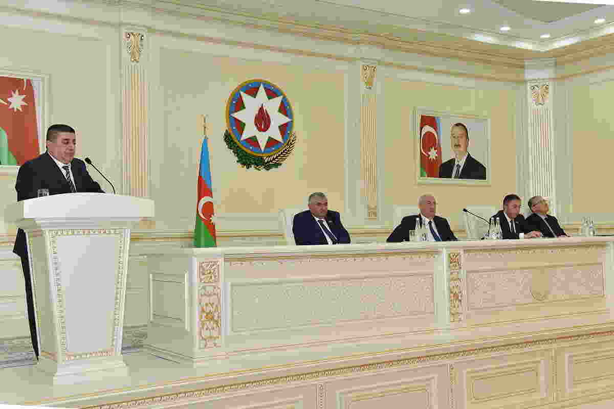 Sumqayıtda hesabat yığıncağı keçirilib -  FOTOLAR