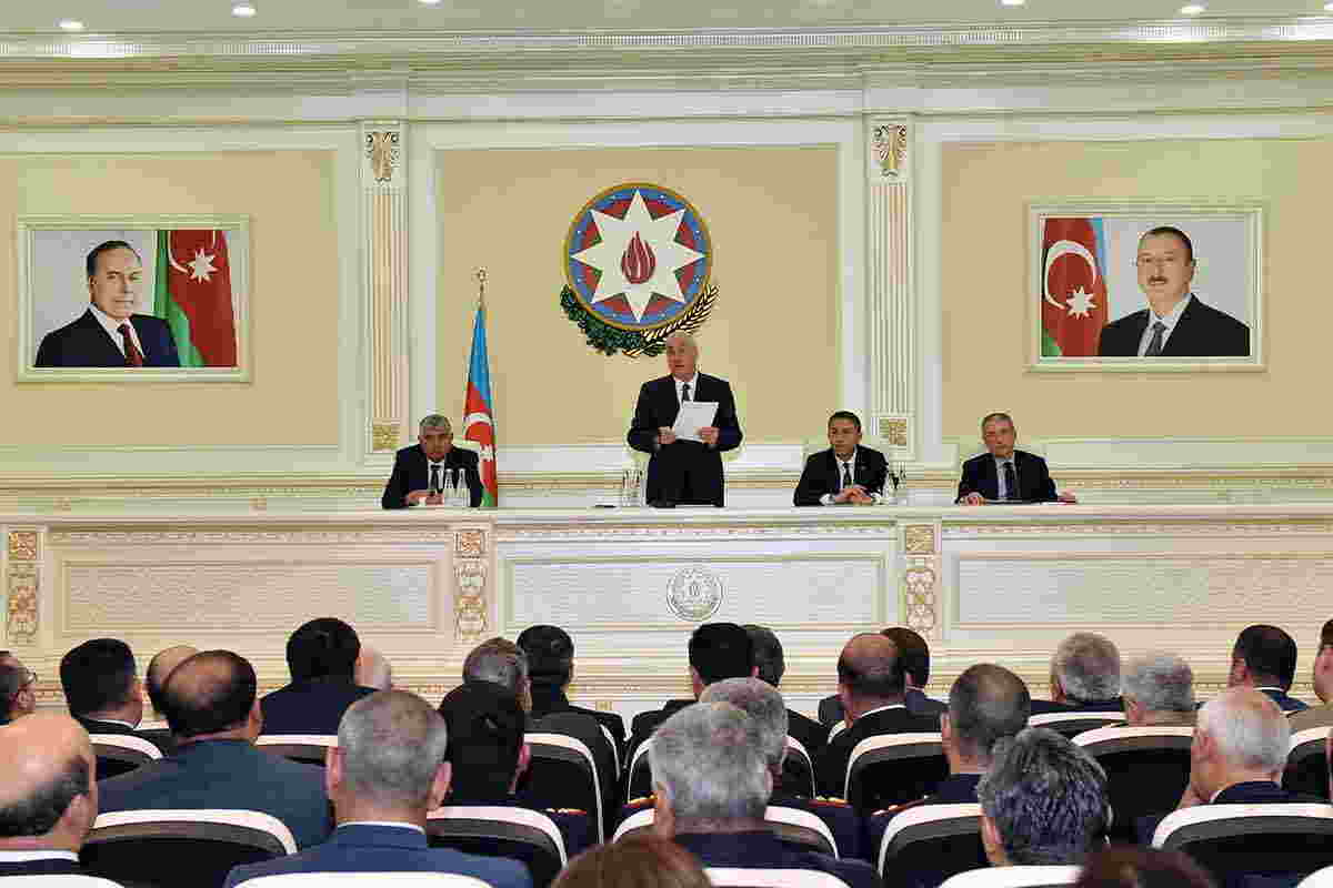 Sumqayıtda hesabat yığıncağı keçirilib -  FOTOLAR
