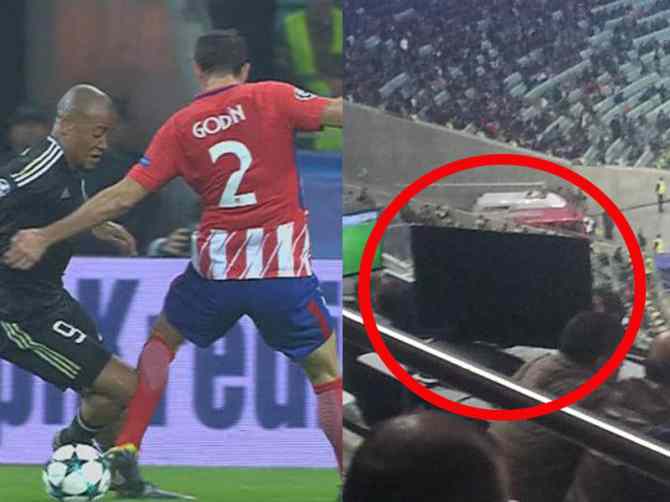 Qarabağın matçında hakimin şübhəli qərarı zamanı stadionda   MÜƏMMALI OLAY (FOTO)