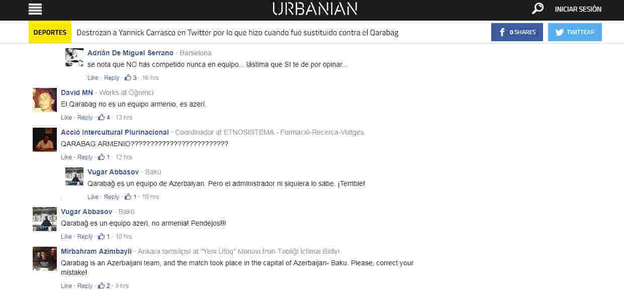 İspanlar Qarabağa qarşı etdiyi  səhvi düzəltdi - FOTO 