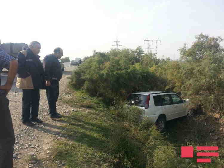 Nissan X Trail AŞDI:   ƏR-ARVAD XƏSARƏT ALDI (FOTO)