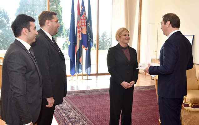 Səfirimiz Xorvatiyanın ali ordeni ilə təltif edildi -  FOTOLAR