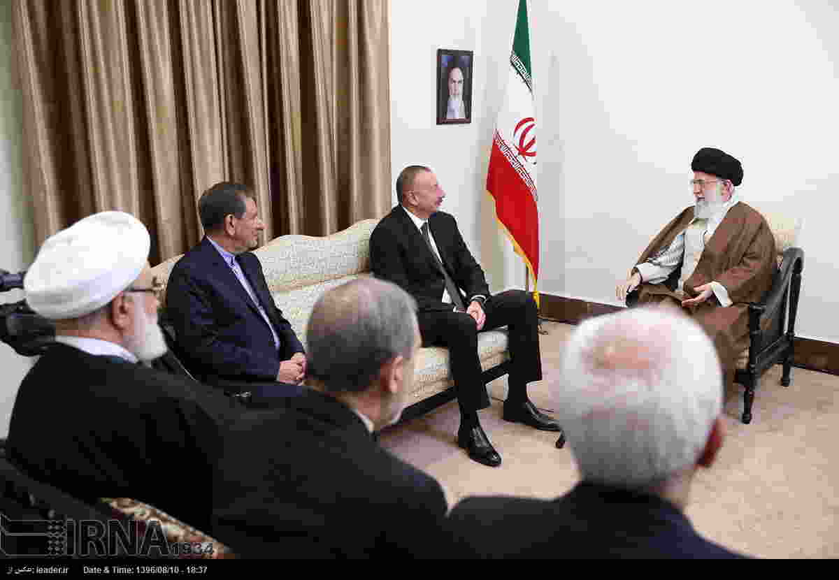 Prezidentin Xamenei ilə görüşündən -  FOTOLAR