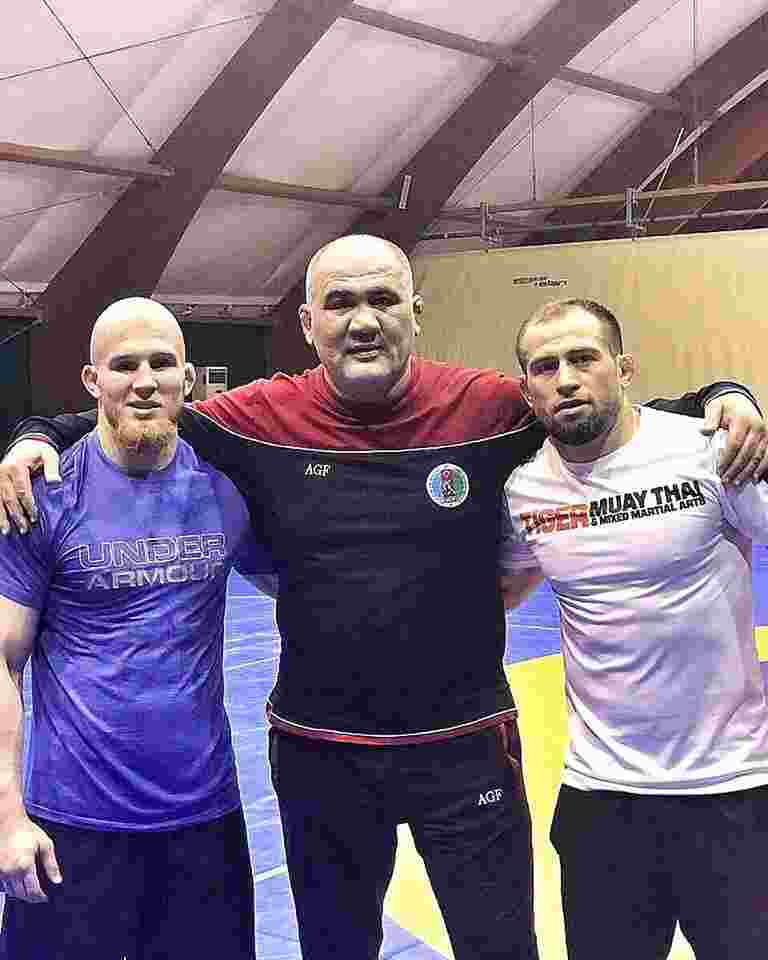  Dünyaca məşhur idmançılar Bakıda güləş zalına girdi  - FOTO