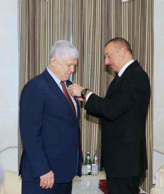 Prezident Rusiya nümayəndə heyətini   qəbul etdi (FOTO)