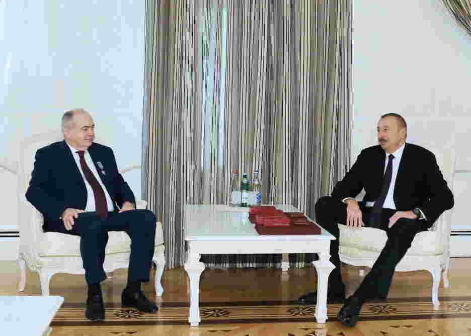 Prezident Rusiya nümayəndə heyətini   qəbul etdi (FOTO)