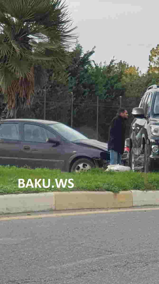 Bakıda Lexus Opellə    TOQQUŞDU - FOTOLAR