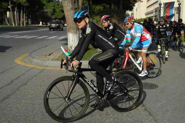  Mədət Quliyev veloyürüşə qatıldı - FOTO