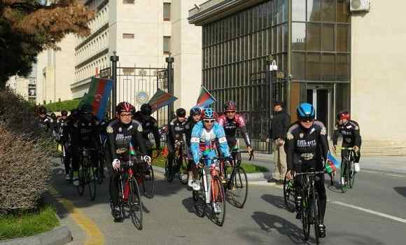  Mədət Quliyev veloyürüşə qatıldı - FOTO